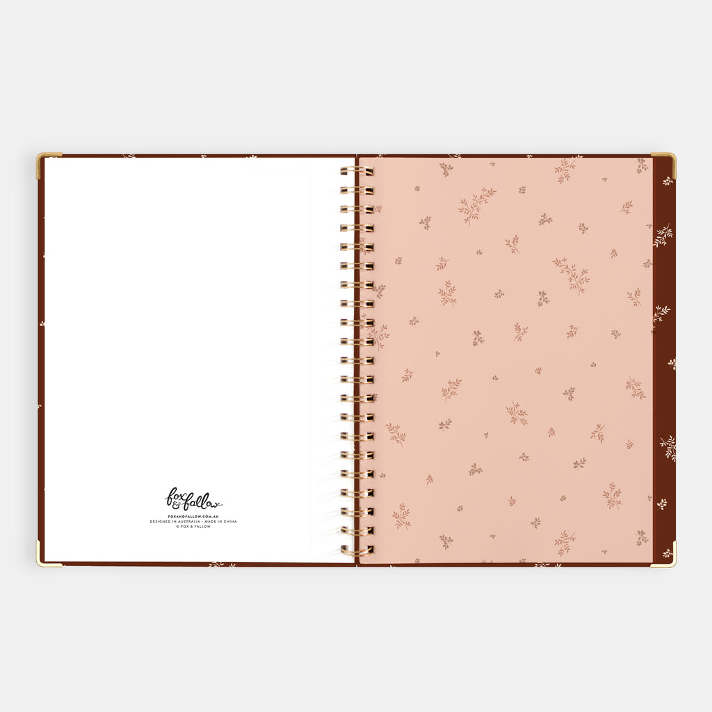 2026 A4 Academic Vertical Planner - Raspberry - SECONDS