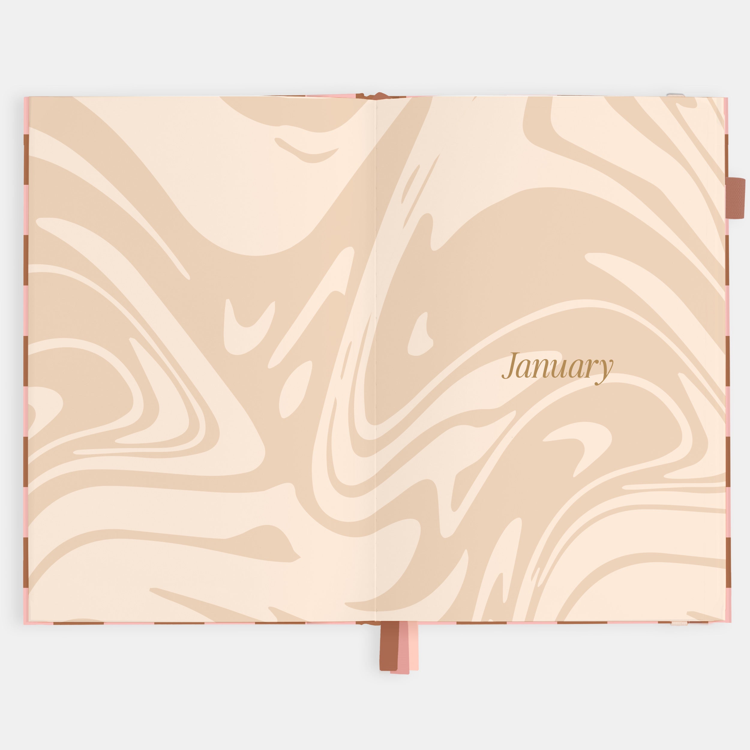 2026 A5 Vertical Planner - Rose Check - SOLD OUT