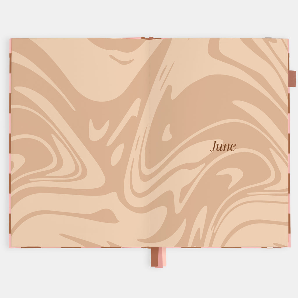 2026 A5 Vertical Planner - Rose Check - SOLD OUT