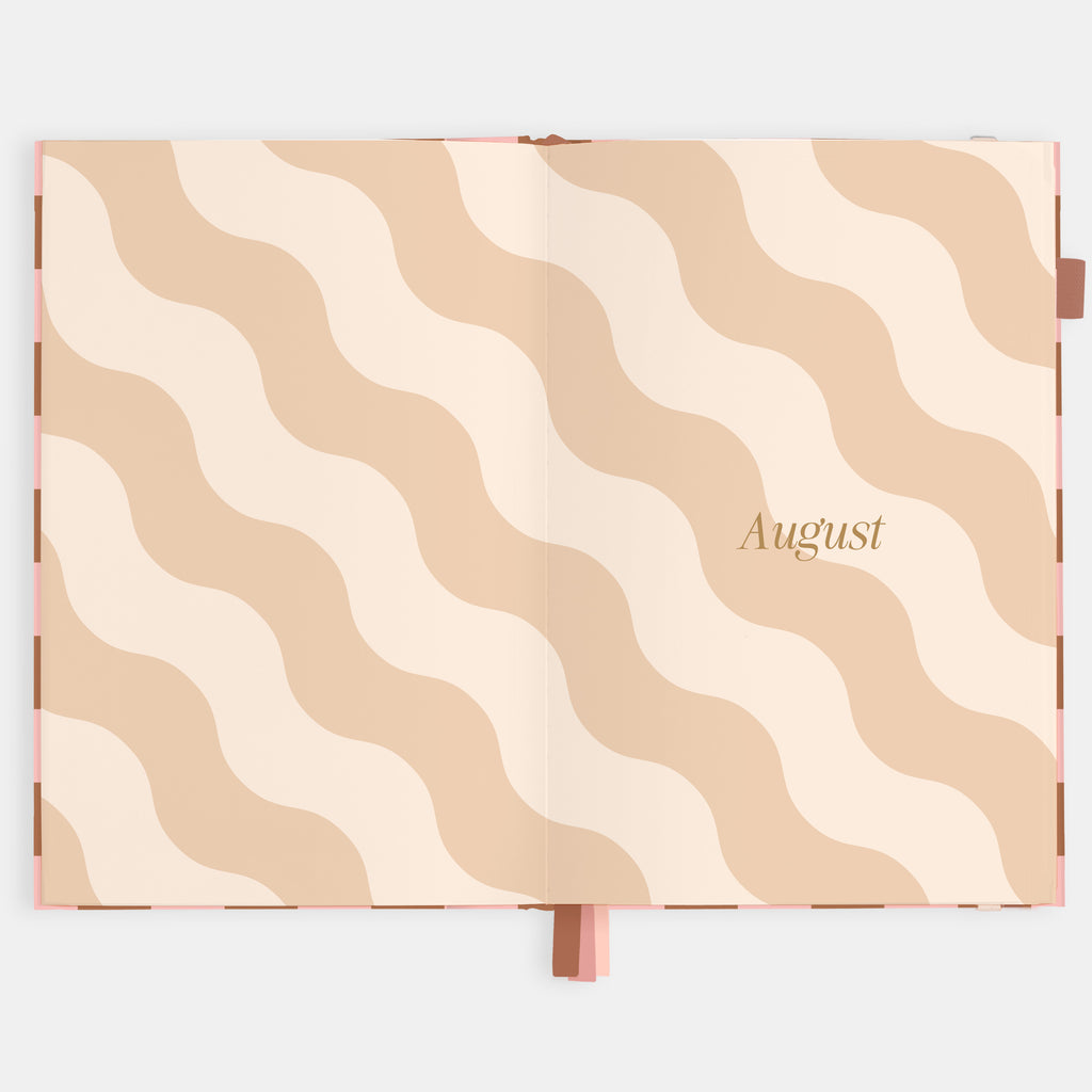 2026 A5 Vertical Planner - Rose Check - SOLD OUT