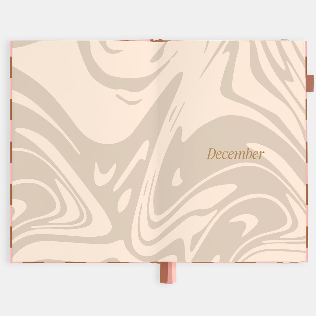 2026 A5 Vertical Planner - Rose Check - SOLD OUT