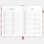 2026 A5 Vertical Planner - Rose Check - SOLD OUT