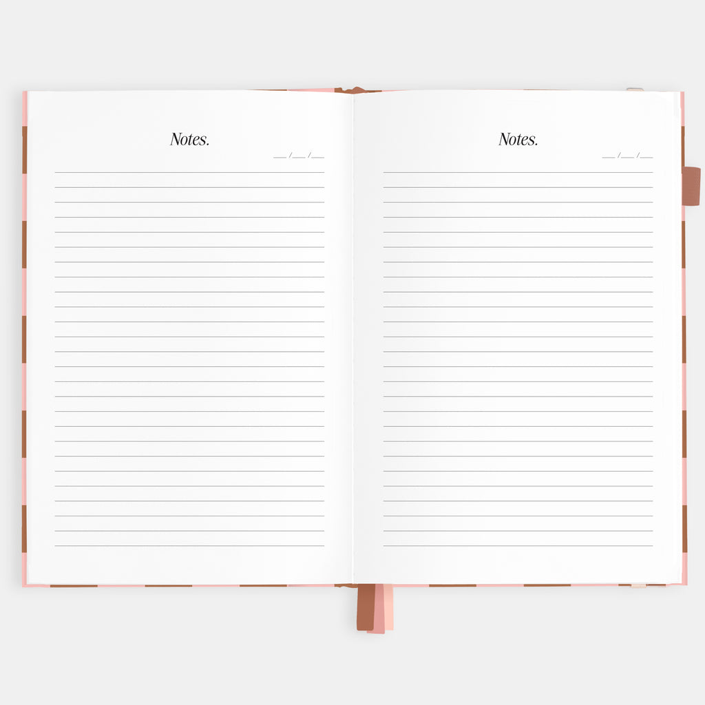 2026 A5 Vertical Planner - Rose Check - SOLD OUT