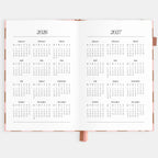 2026 A5 Vertical Planner - Rose Check - SOLD OUT