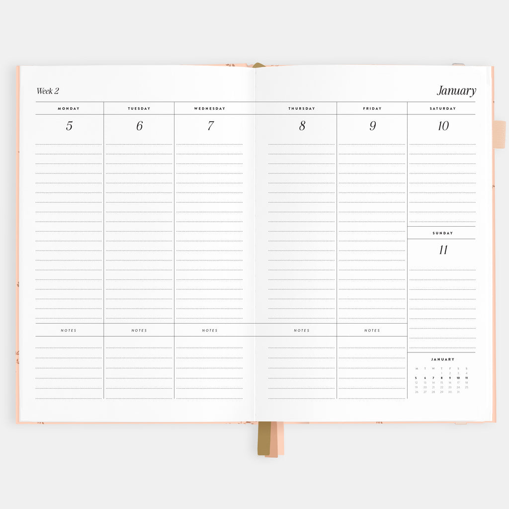 2026 A5 Vertical Planner - Wild Ruscus - SOLD OUT