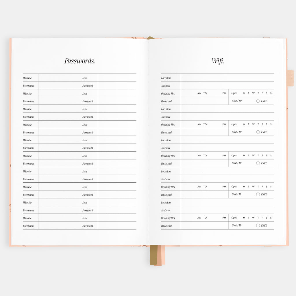 2026 A5 Vertical Planner - Wild Ruscus - SOLD OUT