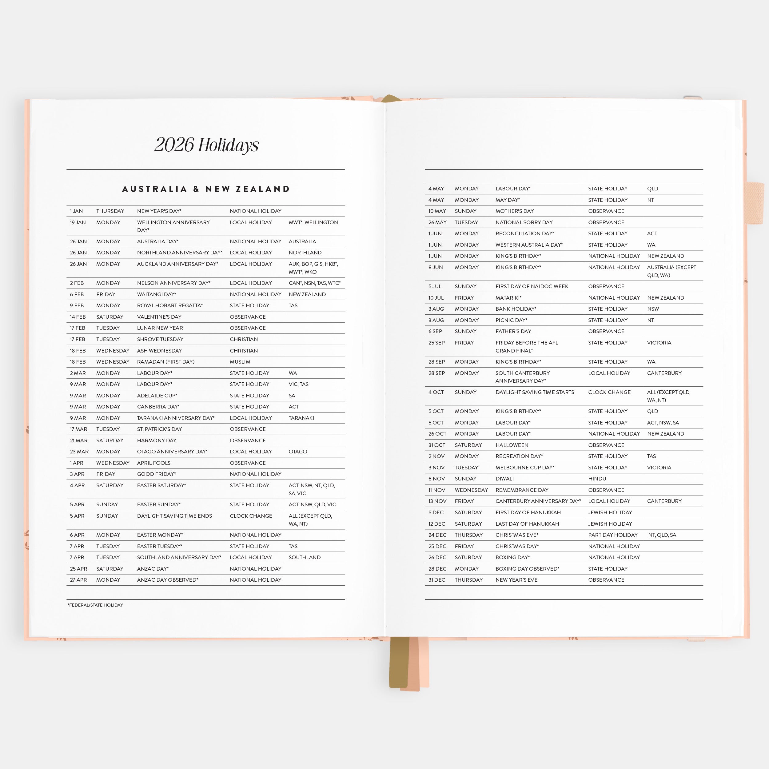 2026 A5 Vertical Planner - Wild Ruscus - SOLD OUT