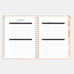 2026 A4 Academic Vertical Planner - Coral Stripe - SOLD OUT
