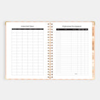 2026 A4 Academic Vertical Planner - Coral Stripe - SOLD OUT