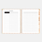 2026 A4 Academic Vertical Planner - Coral Stripe - SOLD OUT