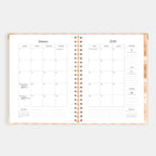 2026 A4 Academic Vertical Planner - Coral Stripe - SOLD OUT