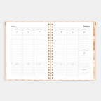 2026 A4 Academic Vertical Planner - Coral Stripe - SOLD OUT