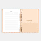 2026 A4 Academic Vertical Planner - Coral Stripe - SOLD OUT