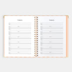 2026 A4 Academic Vertical Planner - Coral Stripe - SOLD OUT