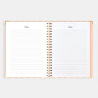 2026 A4 Academic Vertical Planner - Coral Stripe - SOLD OUT