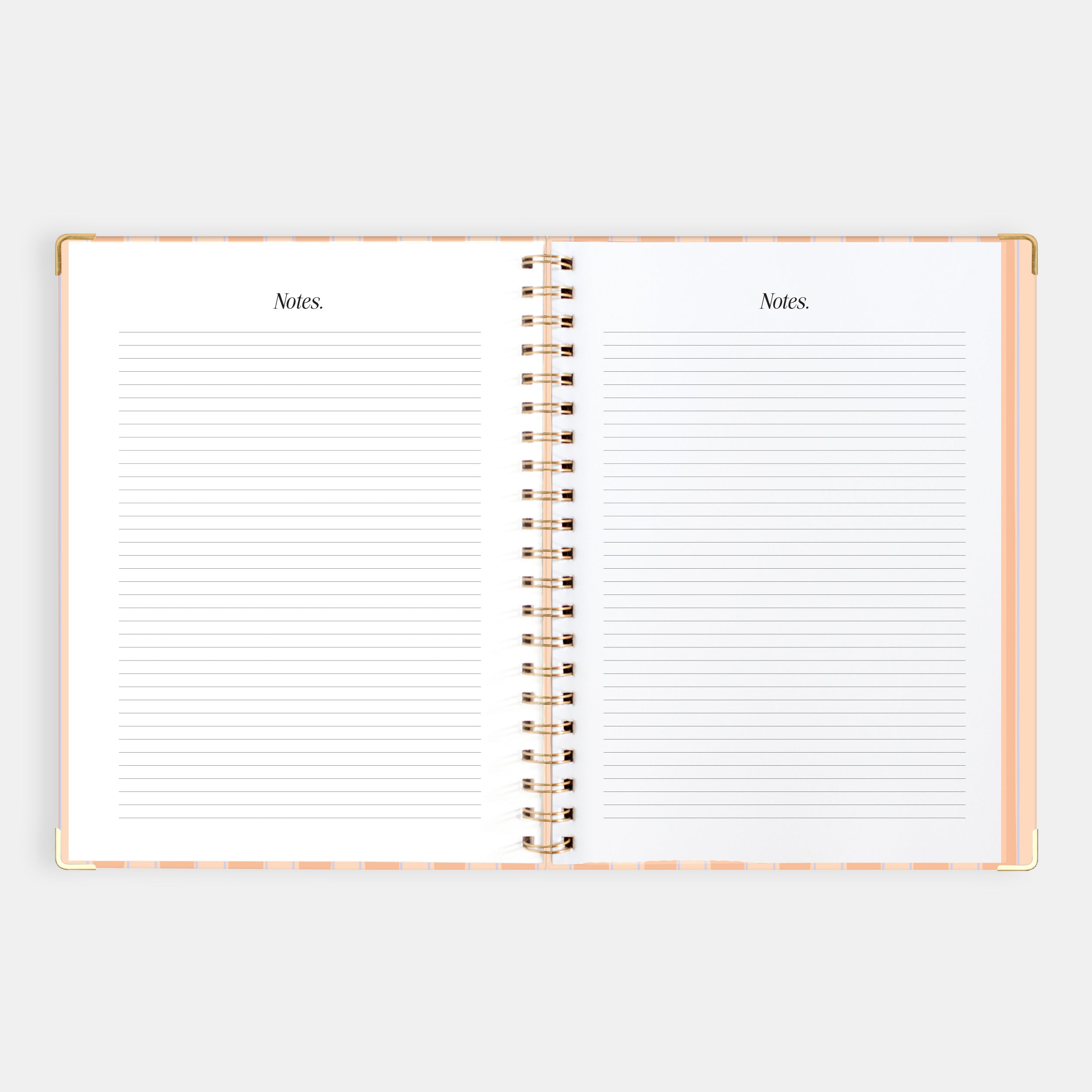2026 A4 Academic Vertical Planner - Coral Stripe - SOLD OUT
