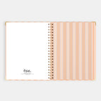 2026 A4 Academic Vertical Planner - Coral Stripe - SOLD OUT