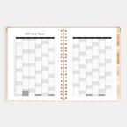 2026 A4 Academic Vertical Planner - Coral Stripe - SOLD OUT