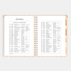 2026 A4 Academic Vertical Planner - Coral Stripe - SOLD OUT