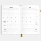 2026 A5 Horizontal Planner - Taupe - SOLD OUT