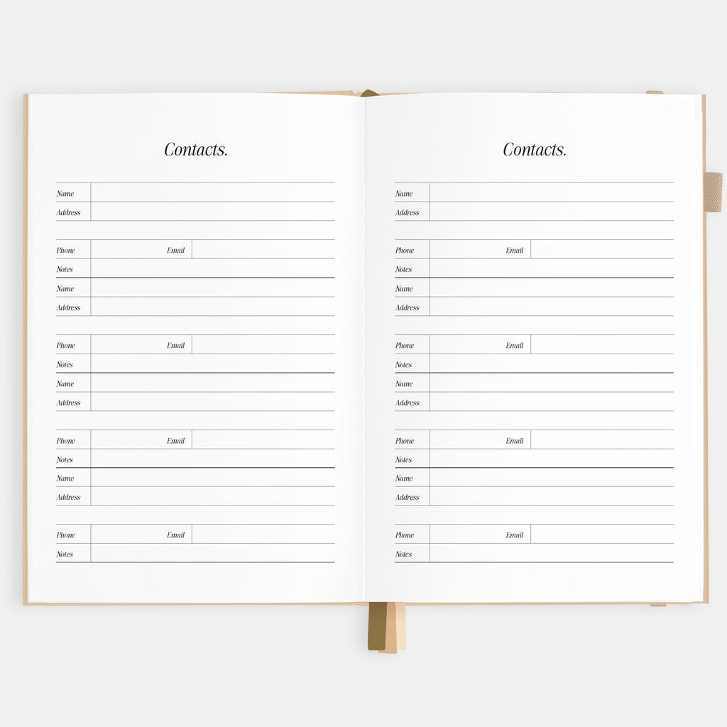 2026 A5 Horizontal Planner - Taupe - SOLD OUT