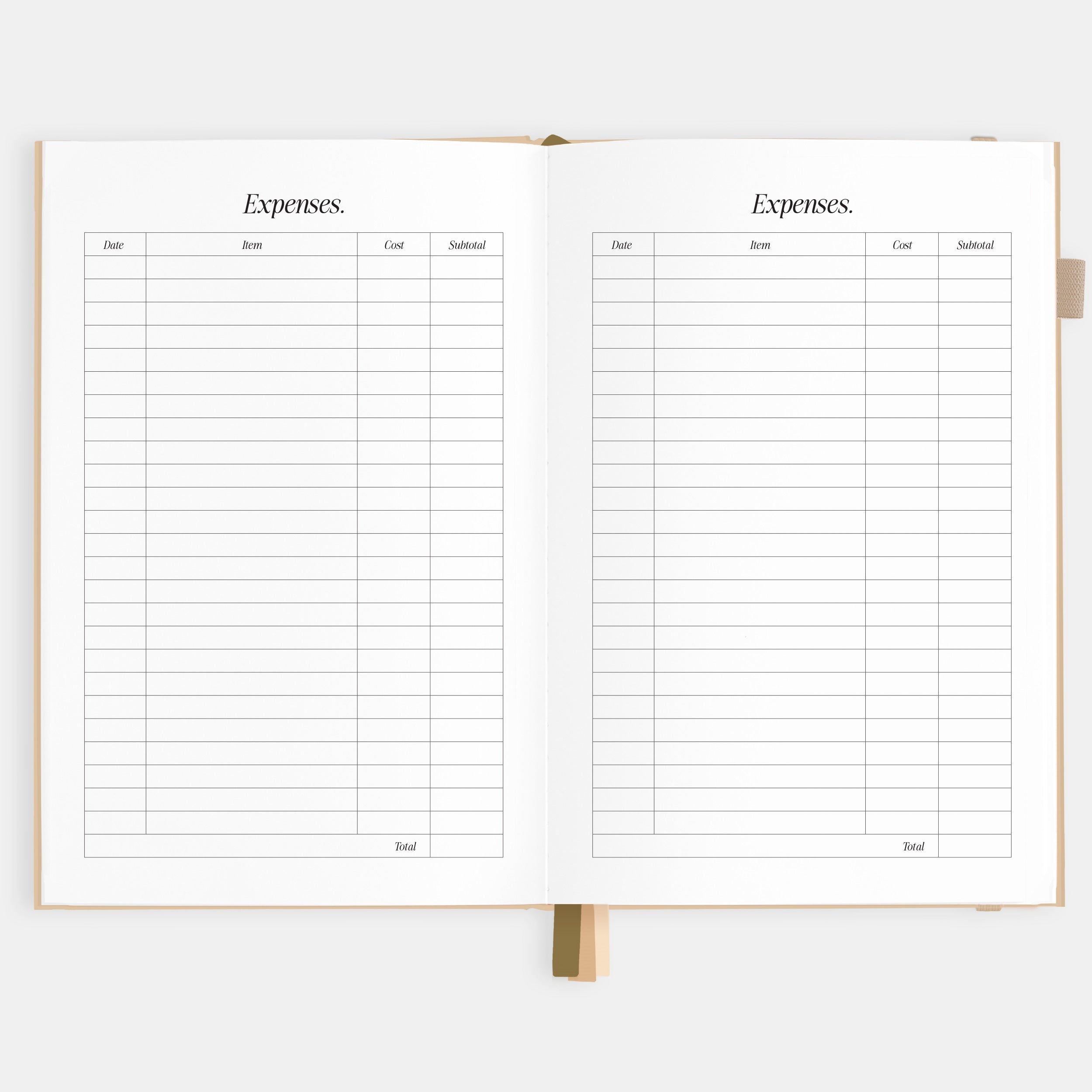 2026 A5 Horizontal Planner - Taupe - SOLD OUT