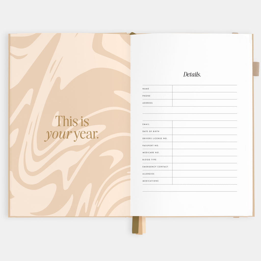 2026 A5 Horizontal Planner - Taupe - SOLD OUT