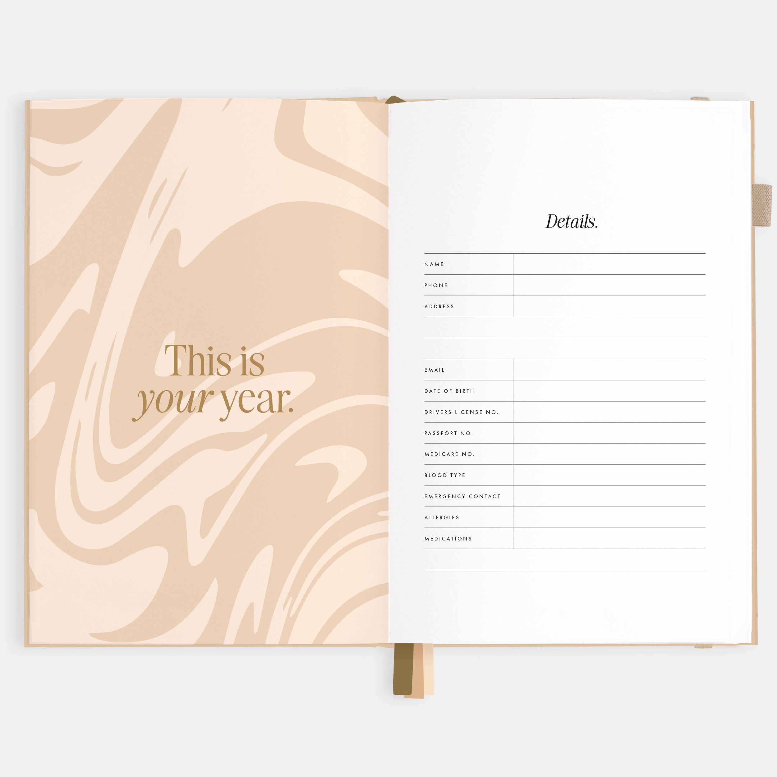 2026 A5 Horizontal Planner - Taupe - SOLD OUT