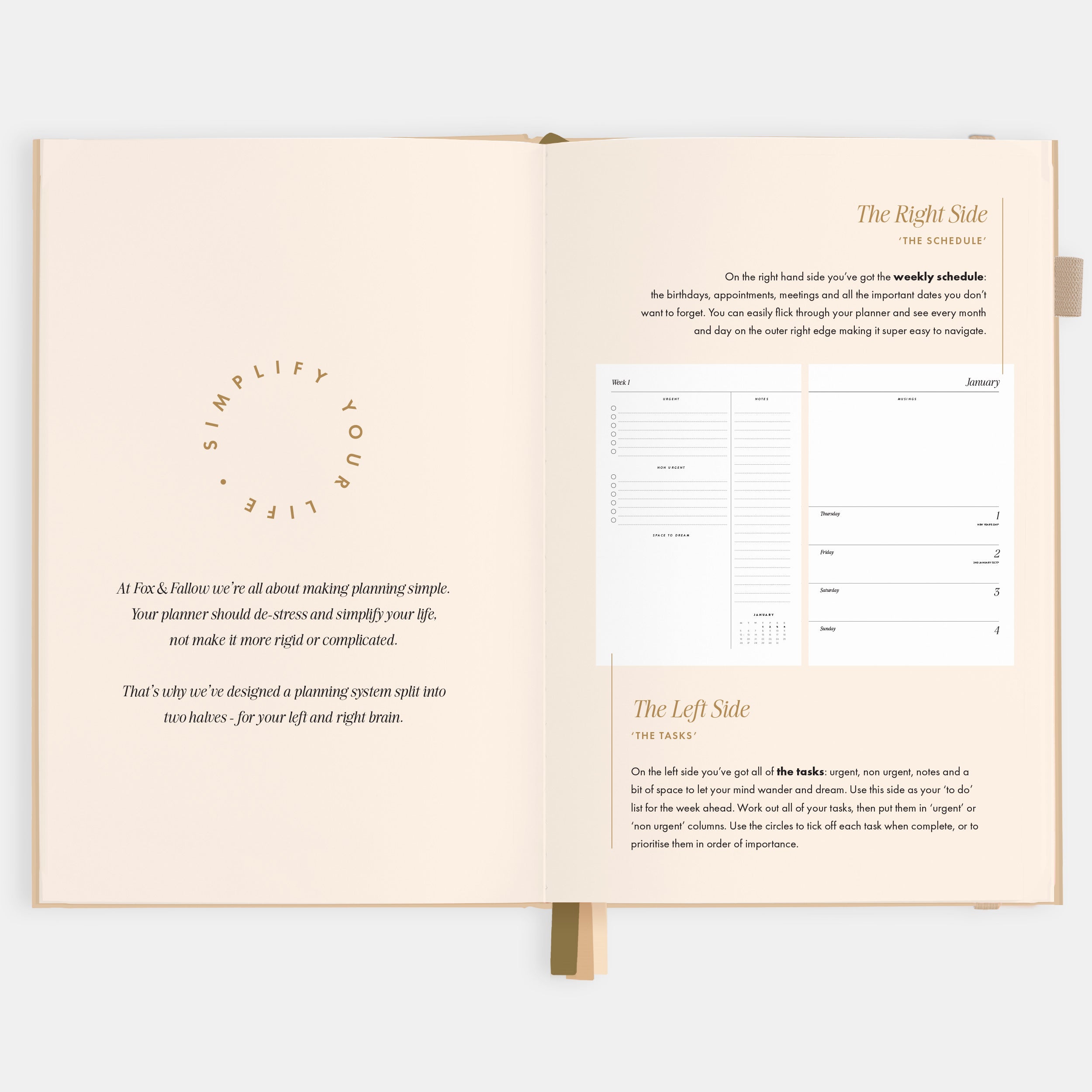 2026 A5 Horizontal Planner - Taupe - SOLD OUT