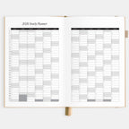 2026 A5 Horizontal Planner - Taupe - SOLD OUT