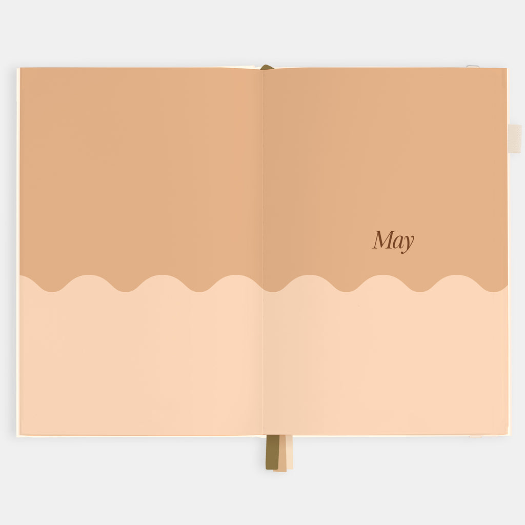 2026 A5 Vertical Planner - Creme - SOLD OUT