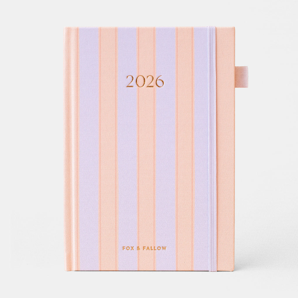 2026 A5 Academic Vertical Planner - Powder Stripe - SOLD OUT