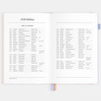 2026 A5 Academic Vertical Planner - Powder Stripe - SOLD OUT