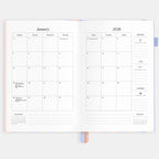 2026 A5 Academic Vertical Planner - Powder Stripe - SOLD OUT