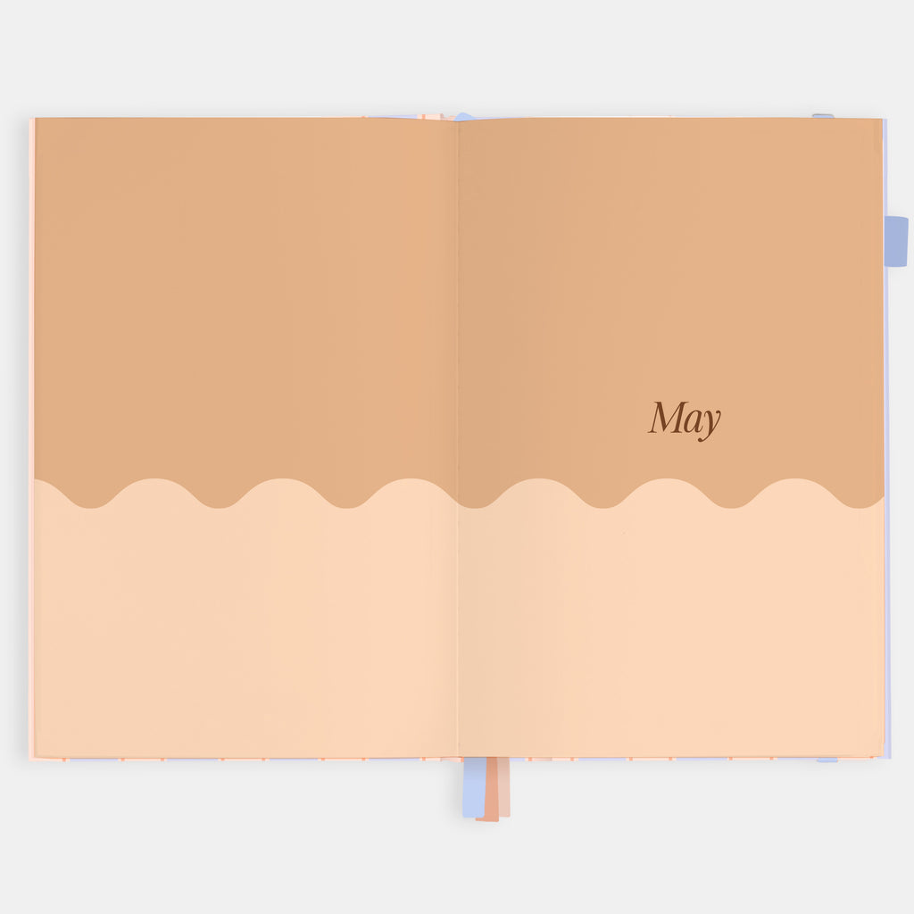 2026 A5 Academic Vertical Planner - Powder Stripe - SOLD OUT