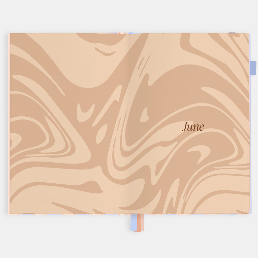 2026 A5 Academic Vertical Planner - Powder Stripe - SOLD OUT