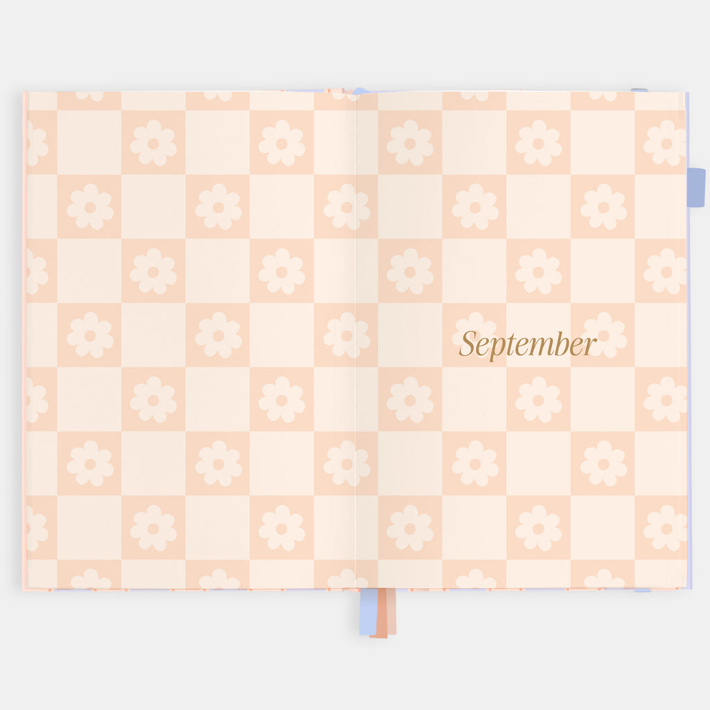 2026 A5 Academic Vertical Planner - Powder Stripe - SOLD OUT