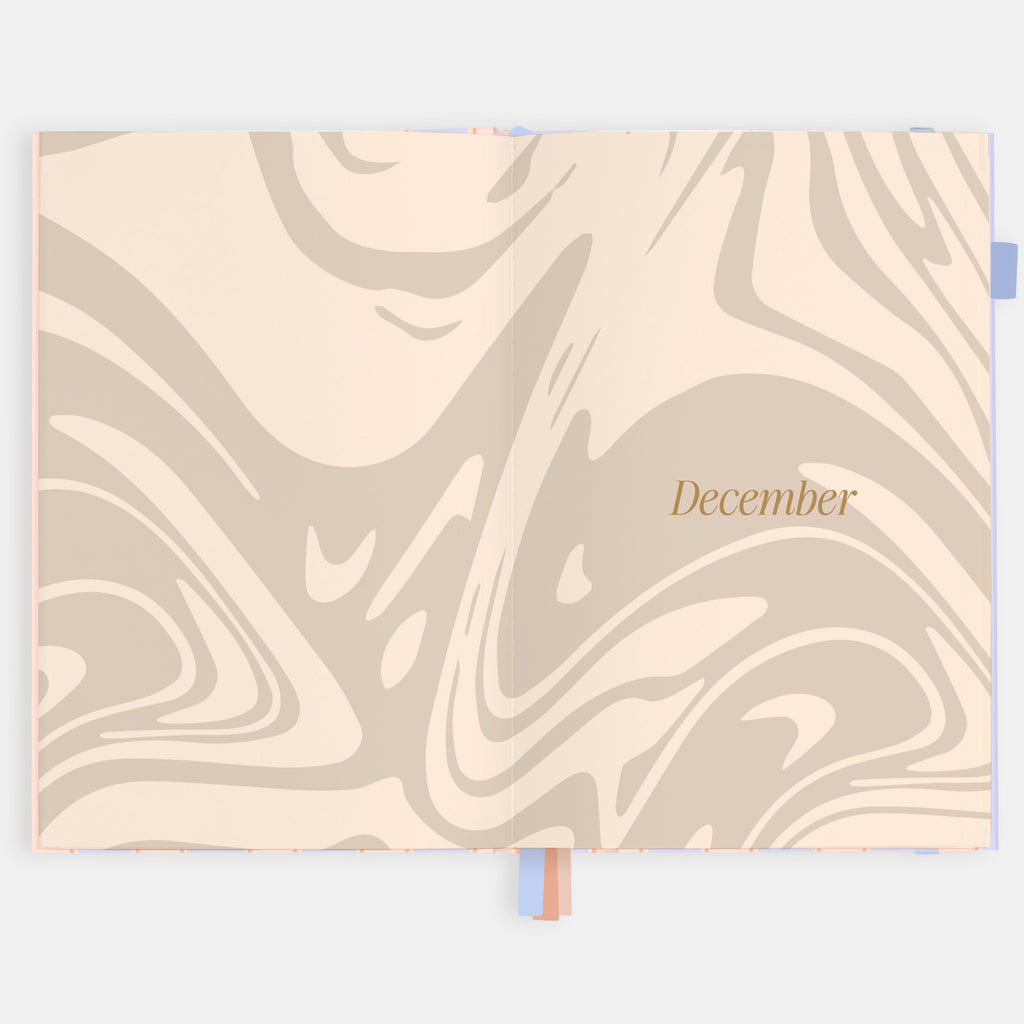 2026 A5 Academic Vertical Planner - Powder Stripe - SOLD OUT