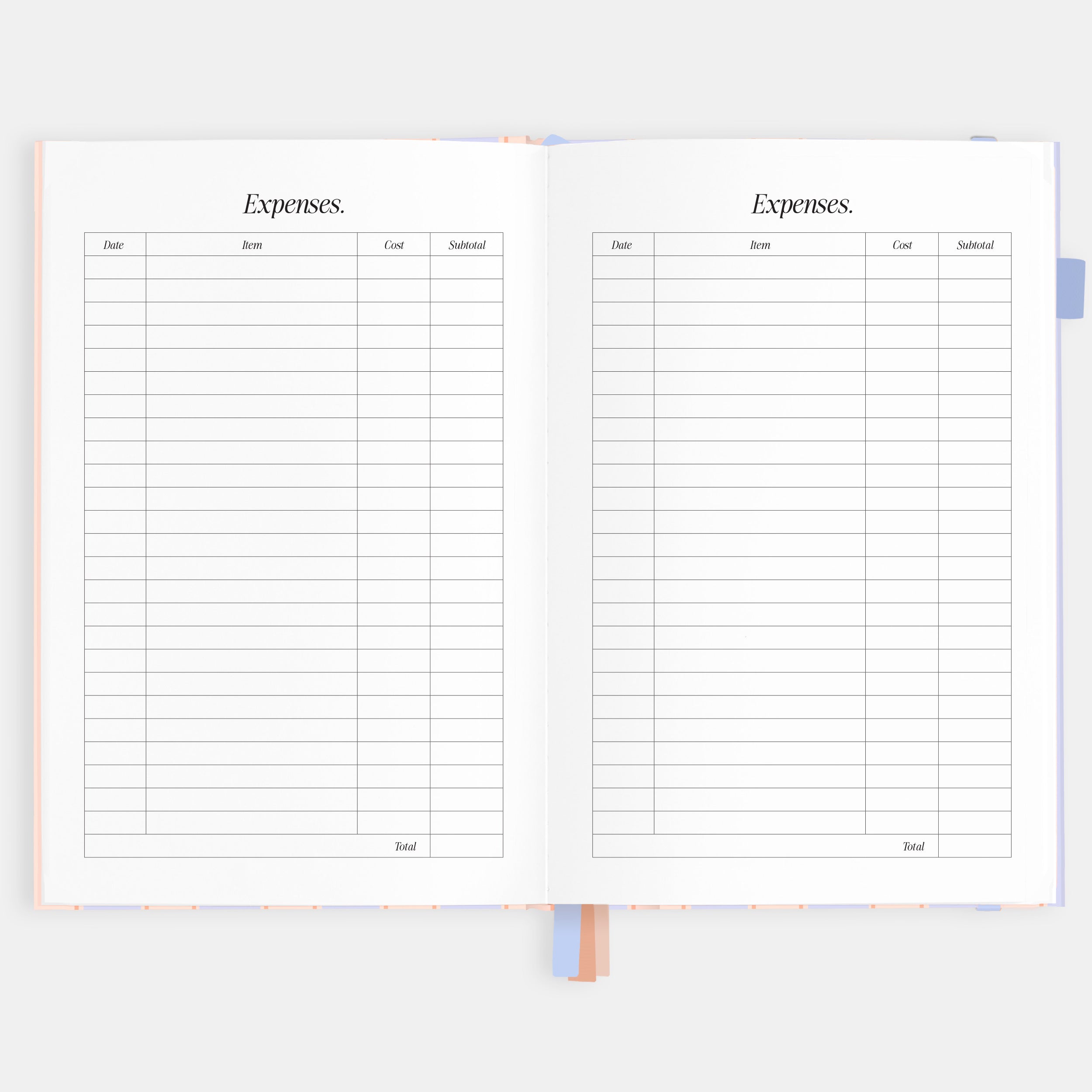 2026 A5 Academic Vertical Planner - Powder Stripe - SOLD OUT