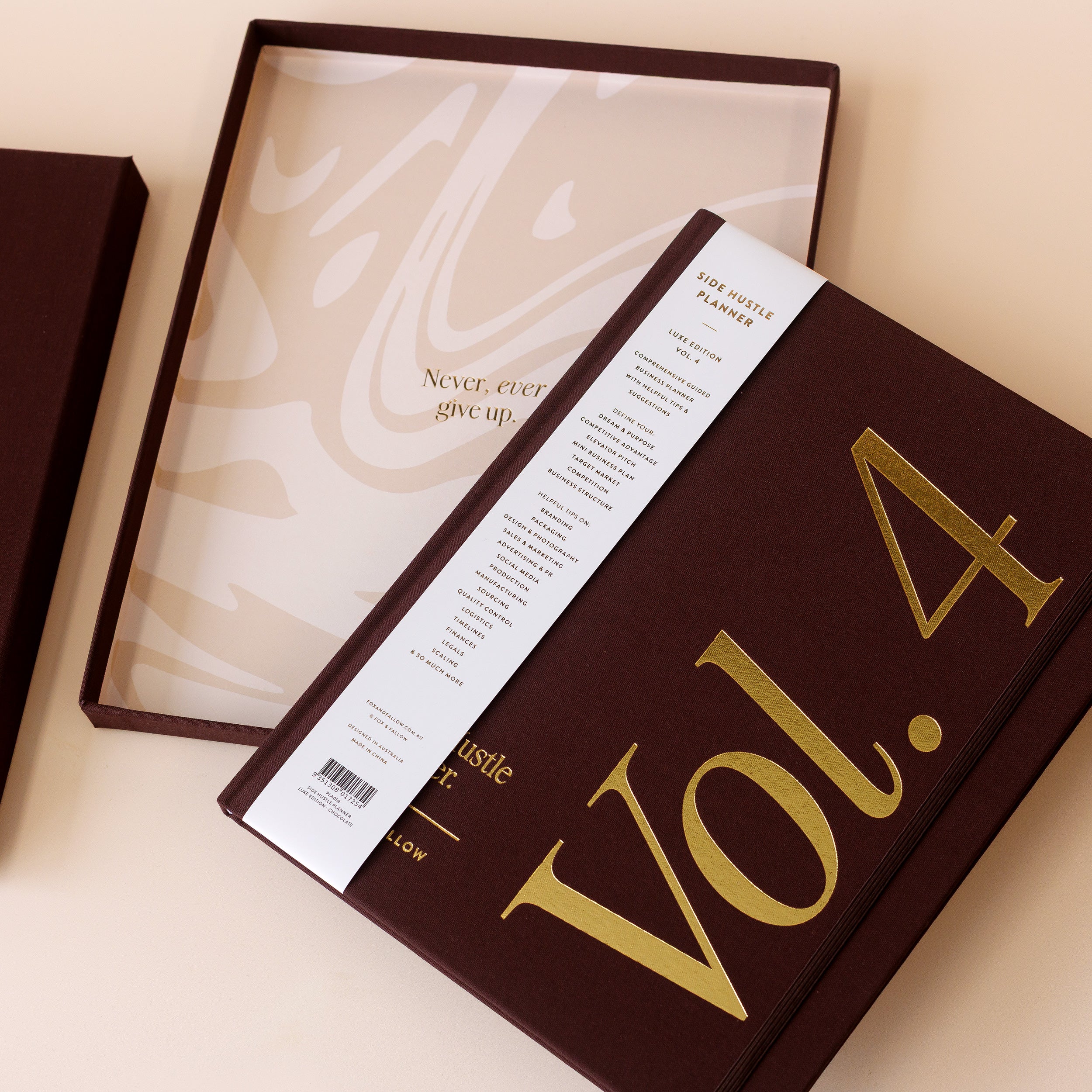 Side Hustle Planner Luxe Edition 4.0 - Chocolate - SECONDS