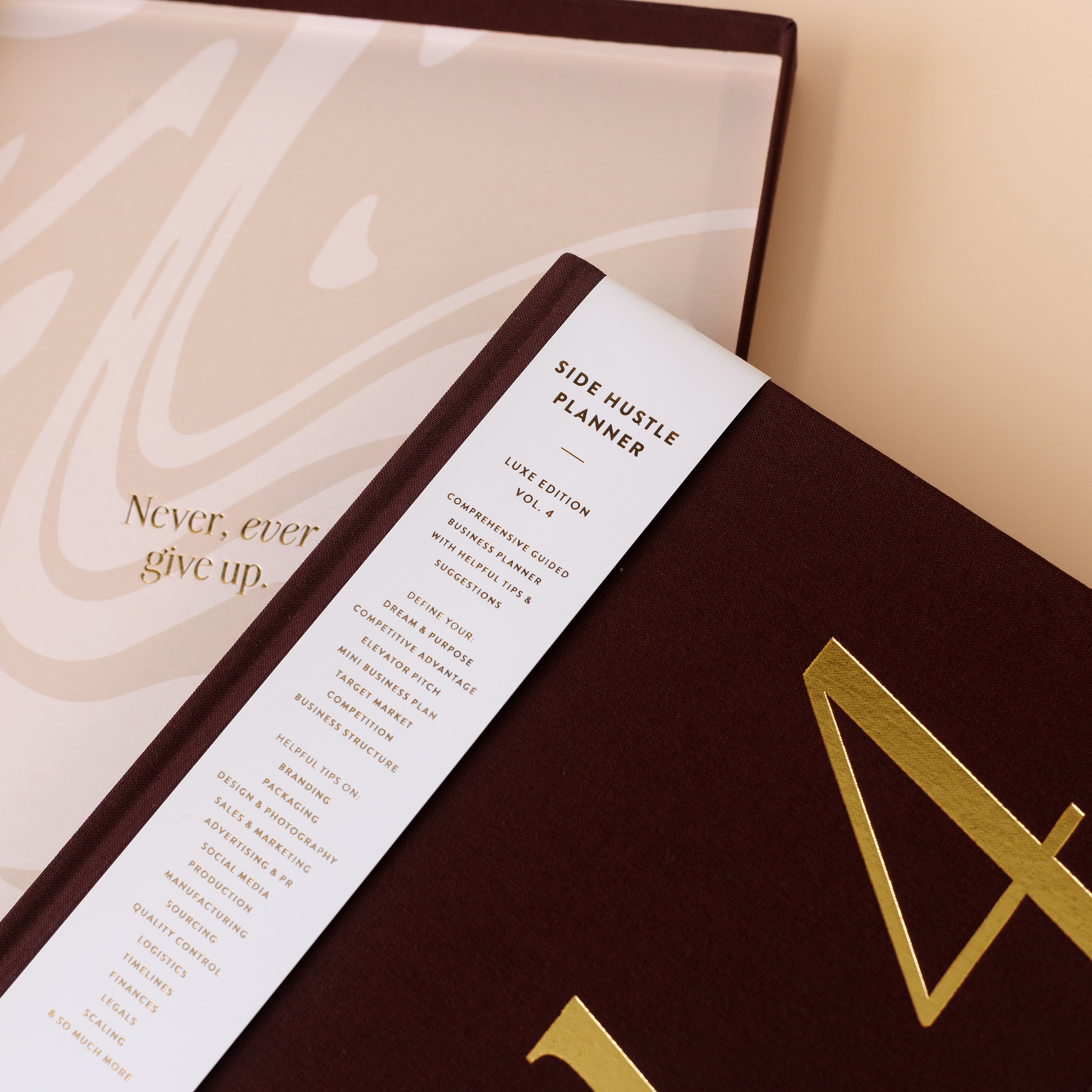 Side Hustle Planner Luxe Edition 4.0 - Chocolate - SECONDS