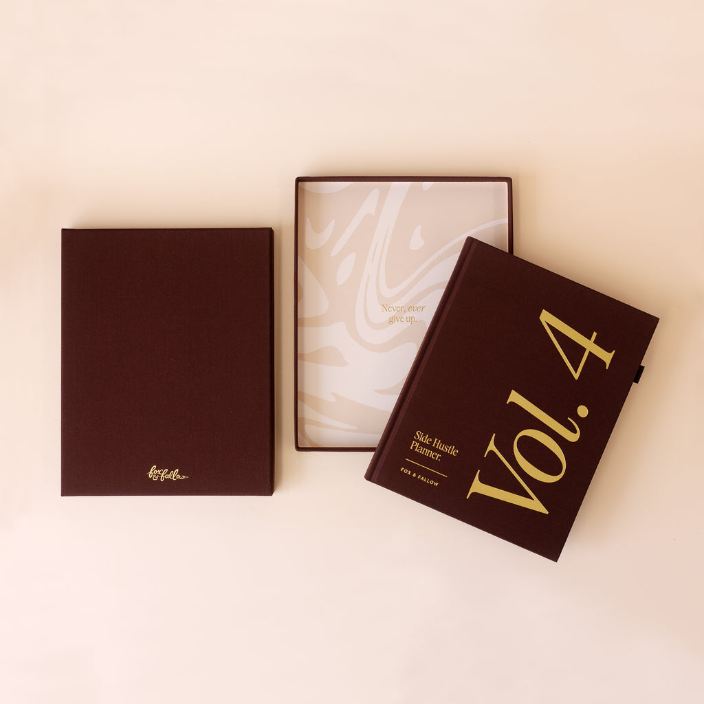 Side Hustle Planner Luxe Edition 4.0 - Chocolate - SECONDS