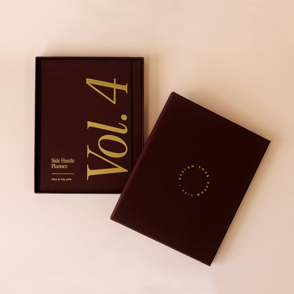 Side Hustle Planner Luxe Edition 4.0 - Chocolate - SECONDS