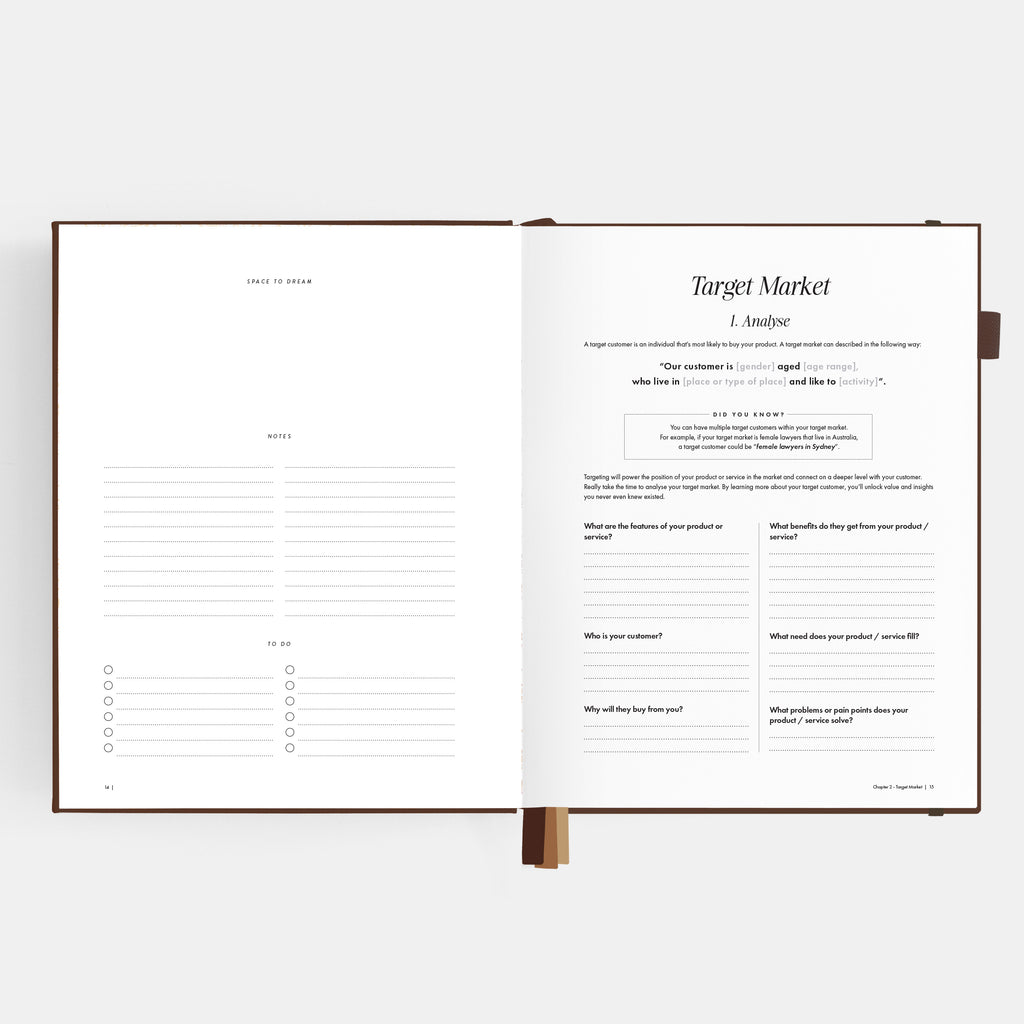 Side Hustle Planner Luxe Edition 4.0 - Chocolate