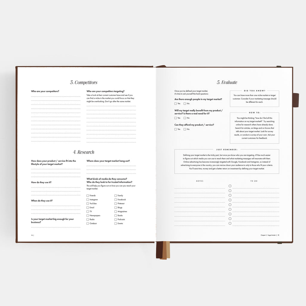 Side Hustle Planner Luxe Edition 4.0 - Chocolate