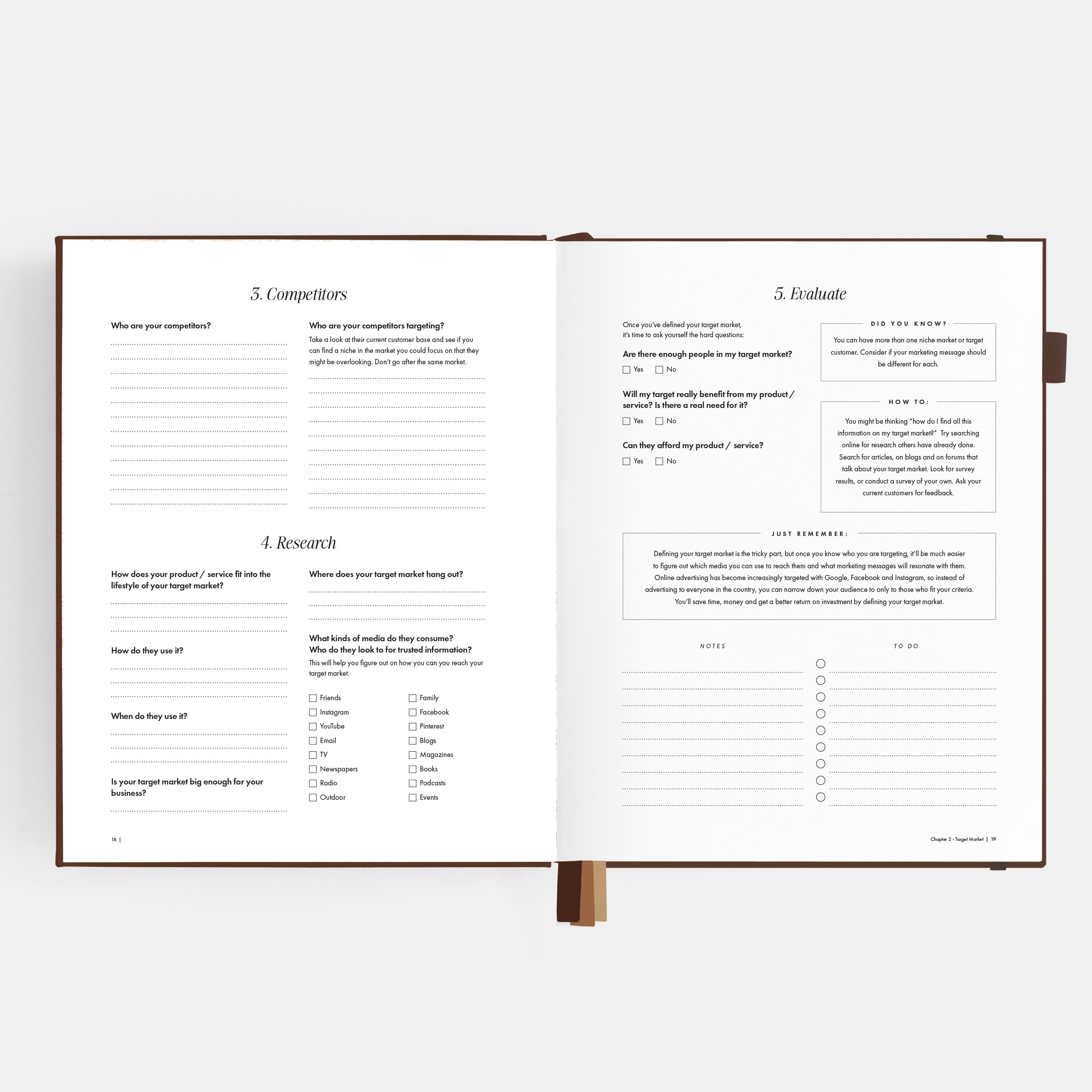 Side Hustle Planner Luxe Edition 4.0 - Chocolate