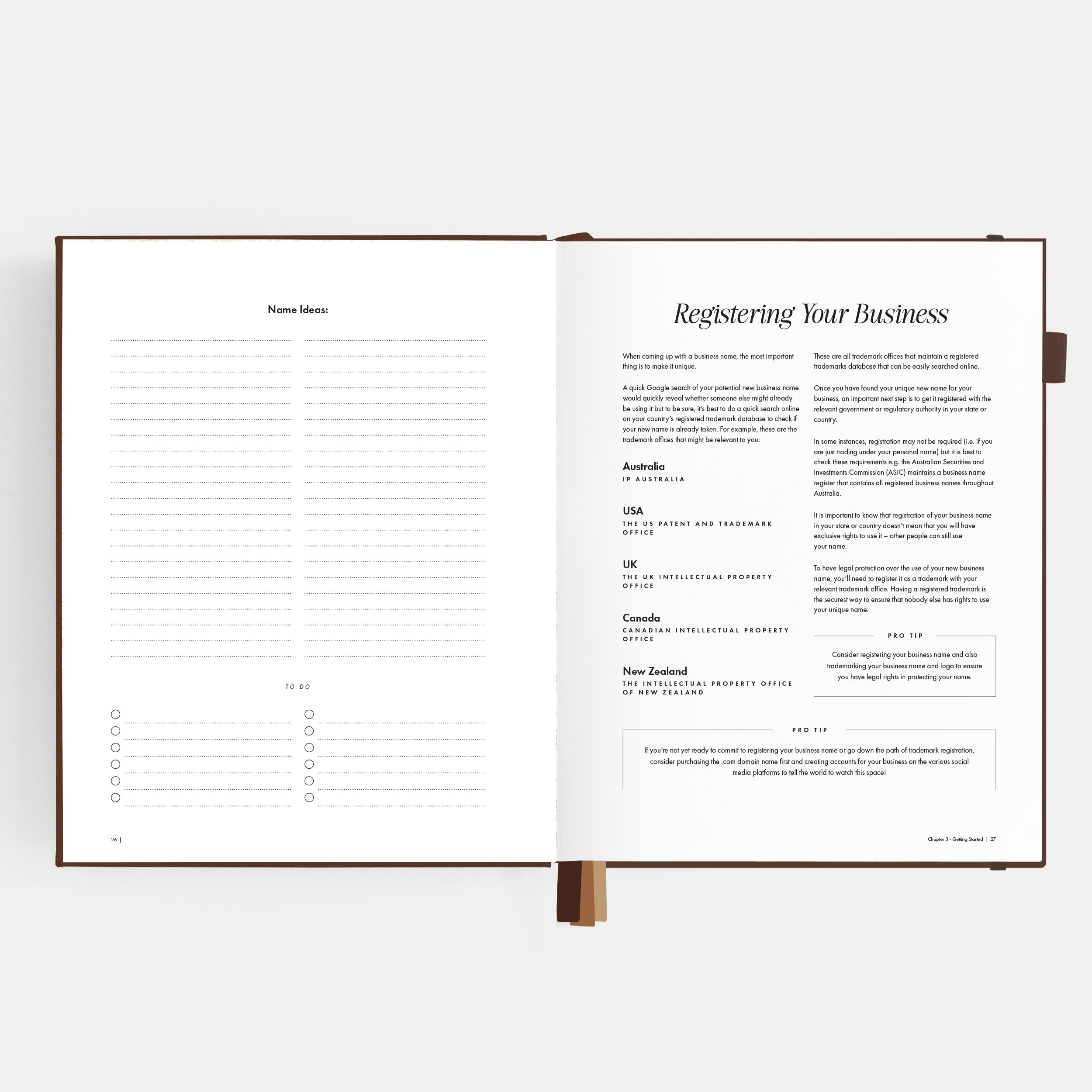 Side Hustle Planner Luxe Edition 4.0 - Chocolate
