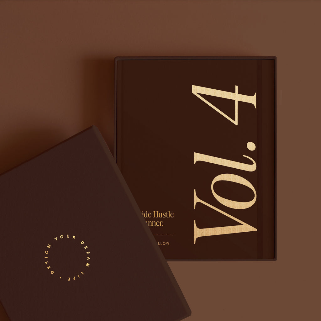 Side Hustle Planner Luxe Edition 4.0 - Chocolate