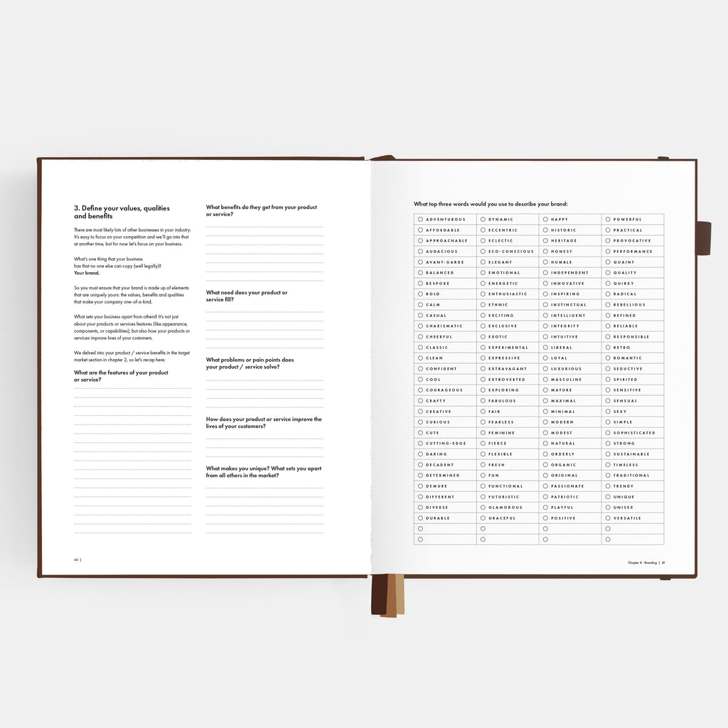 Side Hustle Planner Luxe Edition 4.0 - Chocolate