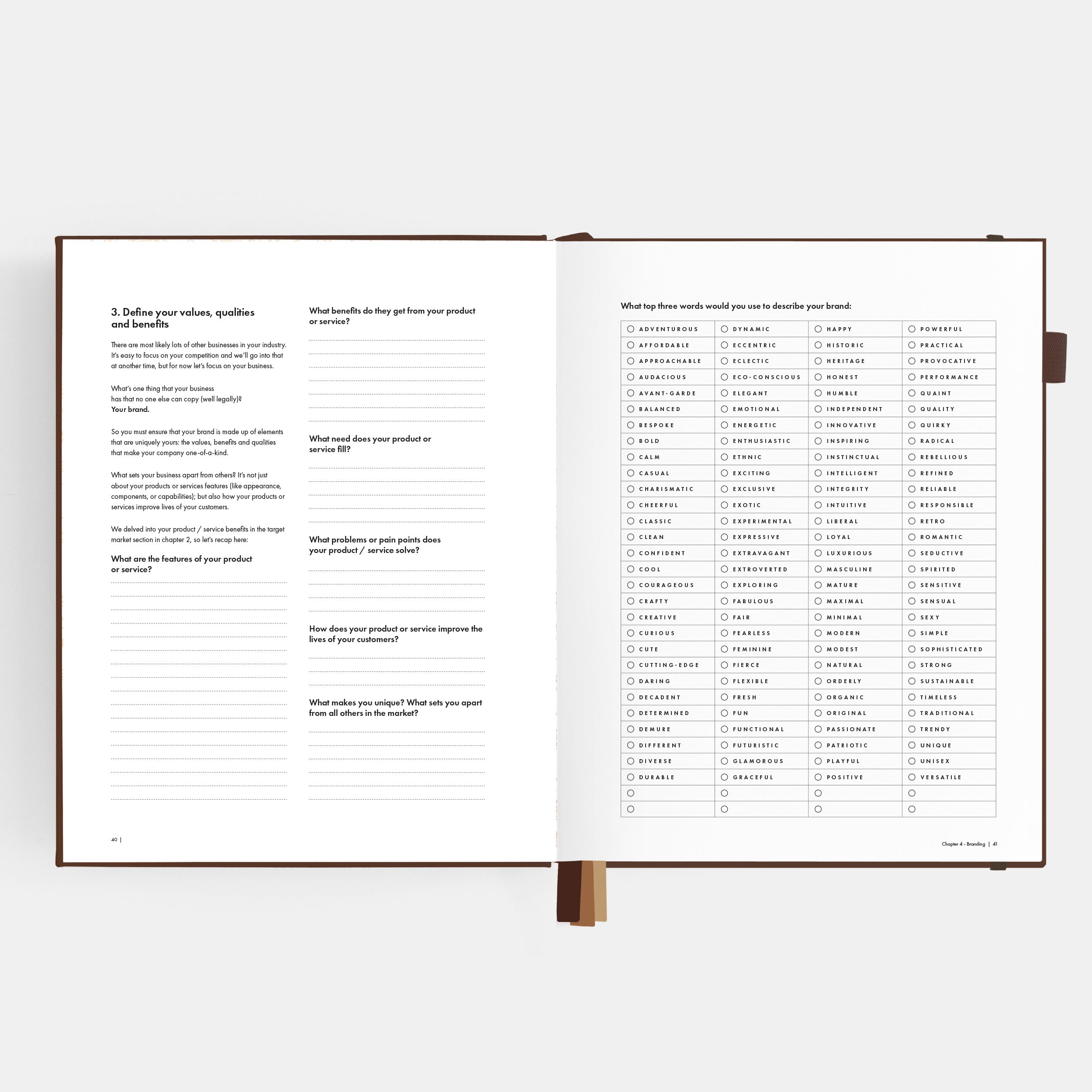 Side Hustle Planner Luxe Edition 4.0 - Chocolate